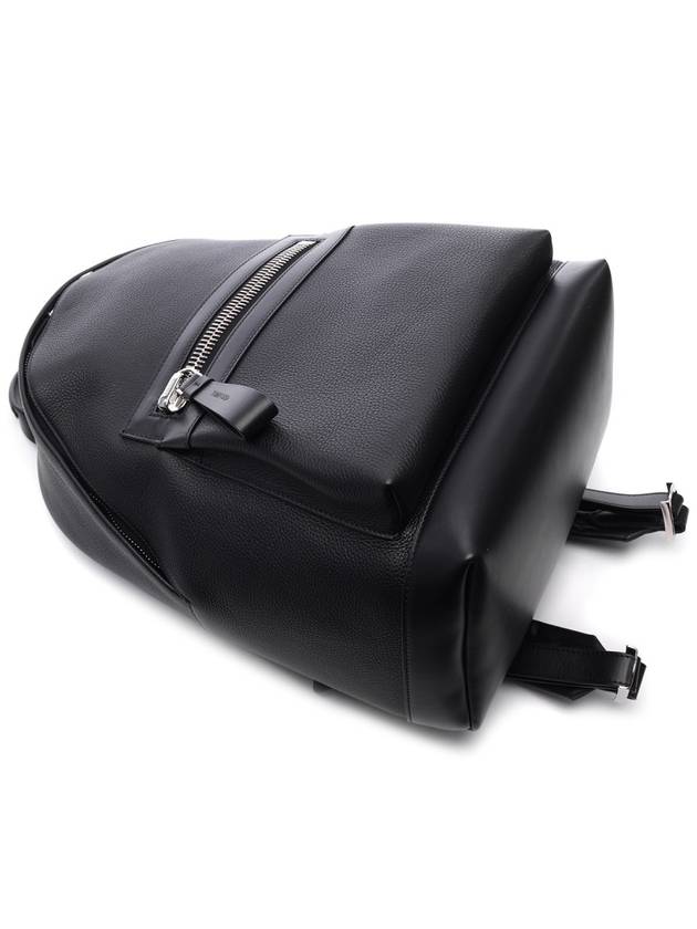 Grained Leather Buckley Backpack Black - TOM FORD - BALAAN 6