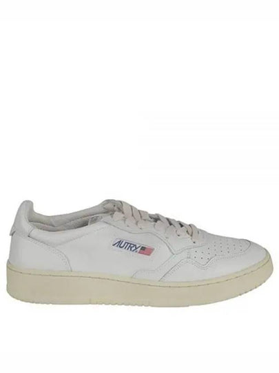 Medalist Leather Low Top Sneakers White - AUTRY - BALAAN 2