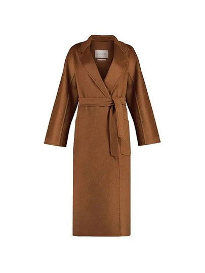 Ludmilla Belt Single Coat Tobacco - MAX MARA - BALAAN 2