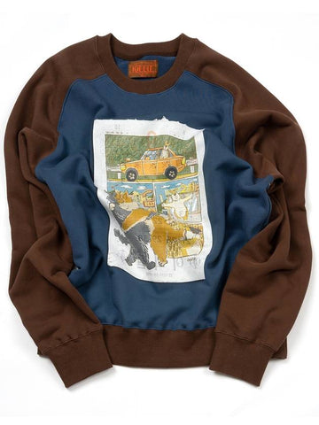 On the way to grandma s house Sweatshirt Navy I5WE01NV - IOEDLE - BALAAN 1