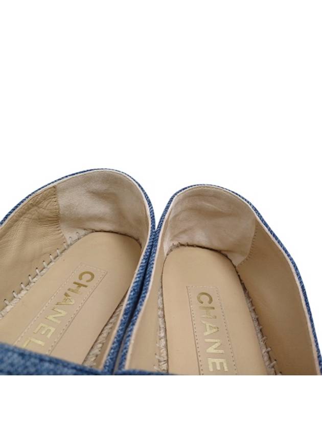 G29763 CC logo denim espadrille - CHANEL - BALAAN 6