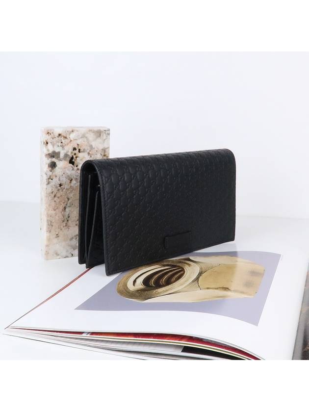 Microssima Strap Wallet Cross Bag Black - GUCCI - BALAAN 4