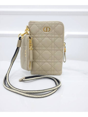 Caro Multi Pouch Beige - DIOR - BALAAN 1