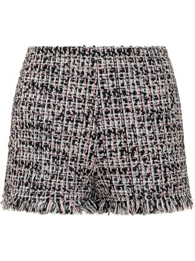 Women's Fringed Boucle Shorts - SELF PORTRAIT - BALAAN 2