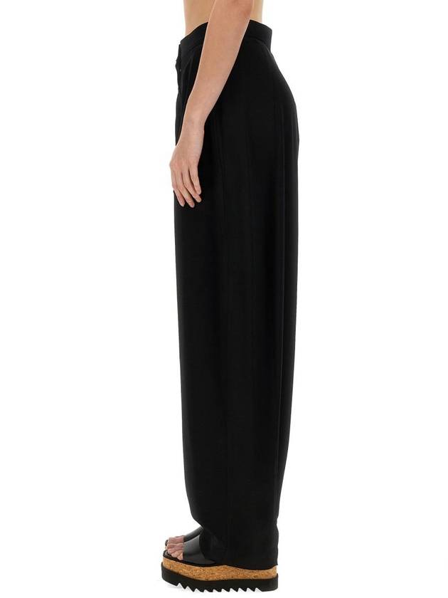 straight pants 640187 3BU3701000 BLACK - STELLA MCCARTNEY - BALAAN 5