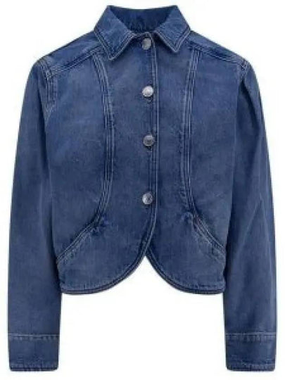 24 ss Denim Jacket WITH ROUNDED PROFILE VE0185FAB1H06I30BU B0650987384 - ISABEL MARANT - BALAAN 2