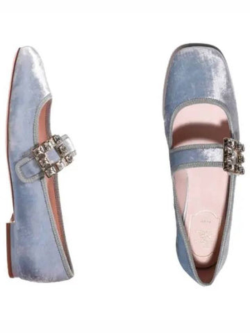 Tre Vivier Strass Buckle Baby Ballerina Flats Women Shoes - ROGER VIVIER - BALAAN 1