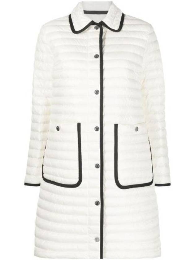 Nettes Long Down Padding White - MONCLER - BALAAN 1