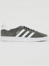 Originals Gazelle Low-Top Sneakers Solid Grey - ADIDAS - BALAAN 3