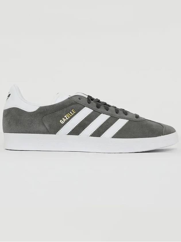 Originals Gazelle Low-Top Sneakers Solid Grey - ADIDAS - BALAAN 3