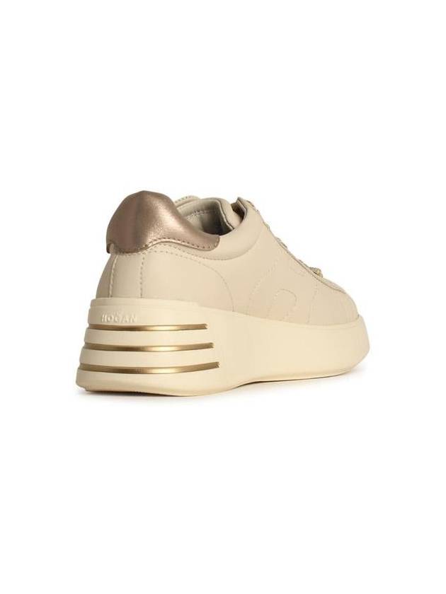 Hogan 'Rebel H564' Ivory Leather Sneakers - HOGAN - BALAAN 3