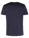 VPC Logo Organic Cotton Short Sleeve T-Shirt Navy - A.P.C. - BALAAN 3