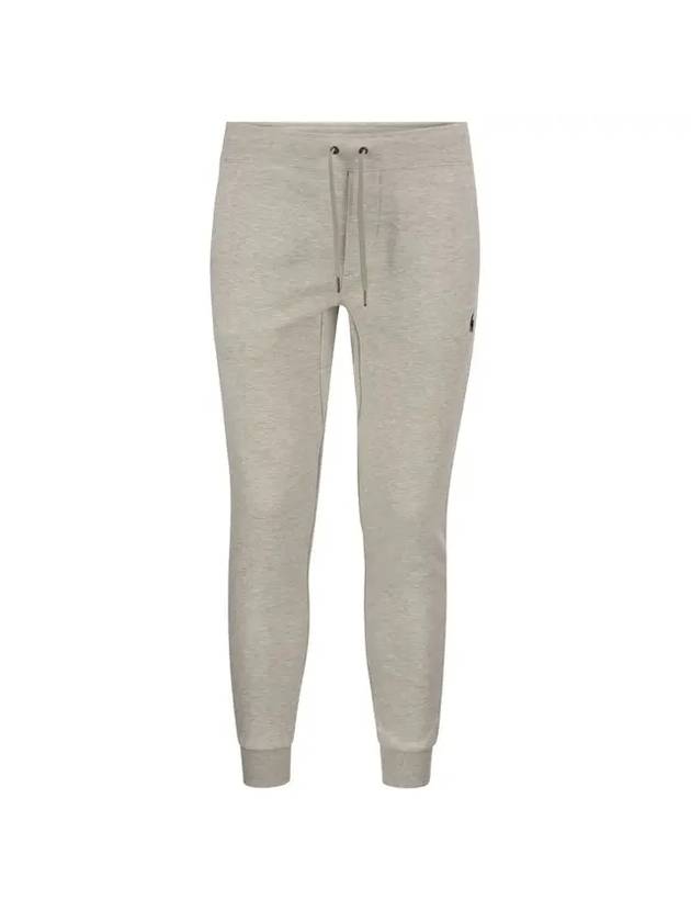 Drawstring Cotton Track Pants Grey - POLO RALPH LAUREN - BALAAN 1