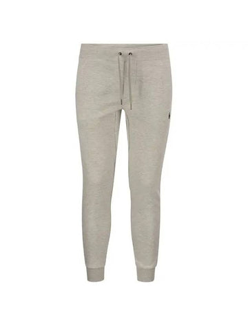 Drawstring Cotton Track Pants Grey - POLO RALPH LAUREN - BALAAN 1