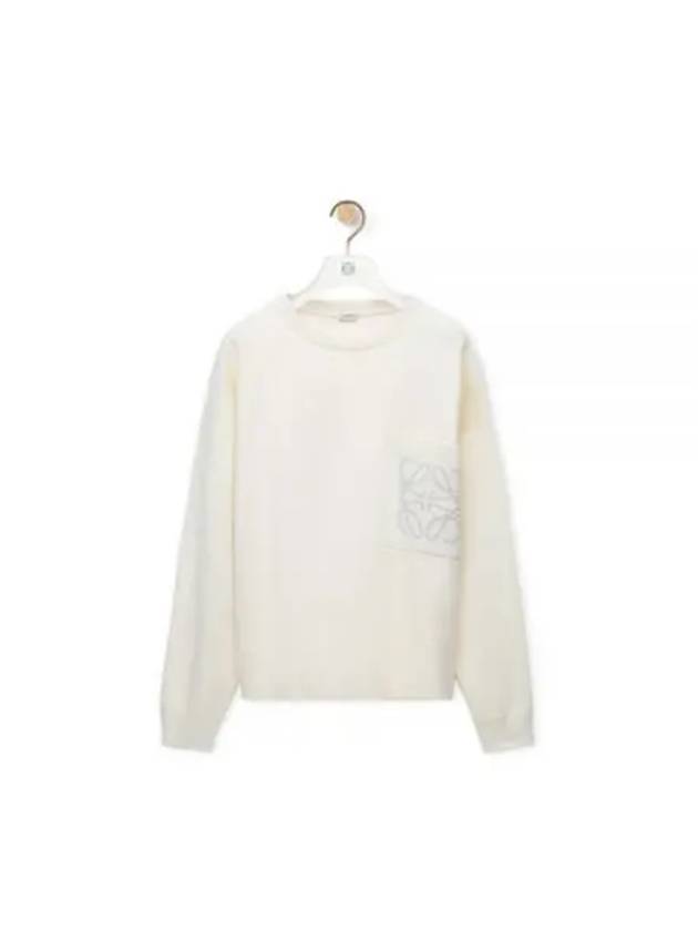 Cotton Blend Sweatshirt White - LOEWE - BALAAN 2