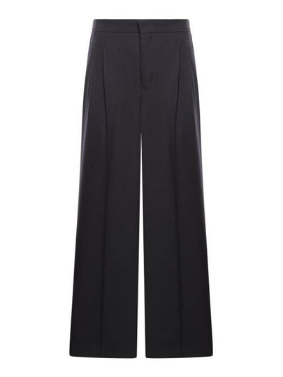 Wool Straight Pants Black - AMI - BALAAN 2