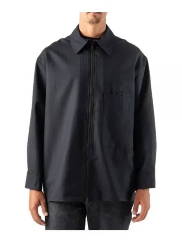 WIGHT HERITAGE HERRINGBONE JACKET DARK NAVY 866 Wight heritage herringbone jacket - STUDIO NICHOLSON - BALAAN 1