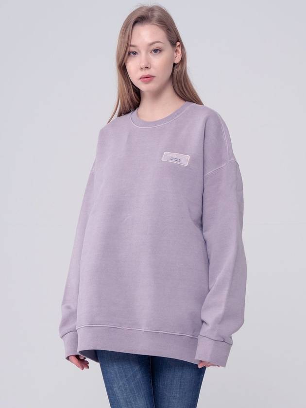 PIGMENT HEAVY COTTON LABEL ART Pigment sweatshirt LAVN - ICONOGRAPHY - BALAAN 4