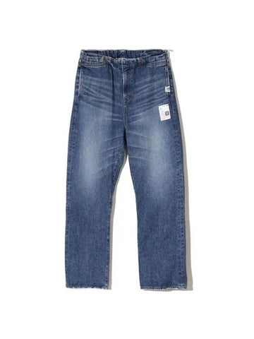 Mid-Rise Cotton Straight Jeans Indigo - MIHARA YASUHIRO - BALAAN 1