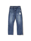 MAISON Jeans J11PT021 INDIGO Mid-Rise Wide Jeans - MIHARA YASUHIRO - BALAAN 1