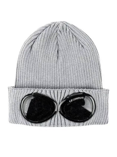 Signature Goggles Wool Beanie Grey - CP COMPANY - BALAAN 2