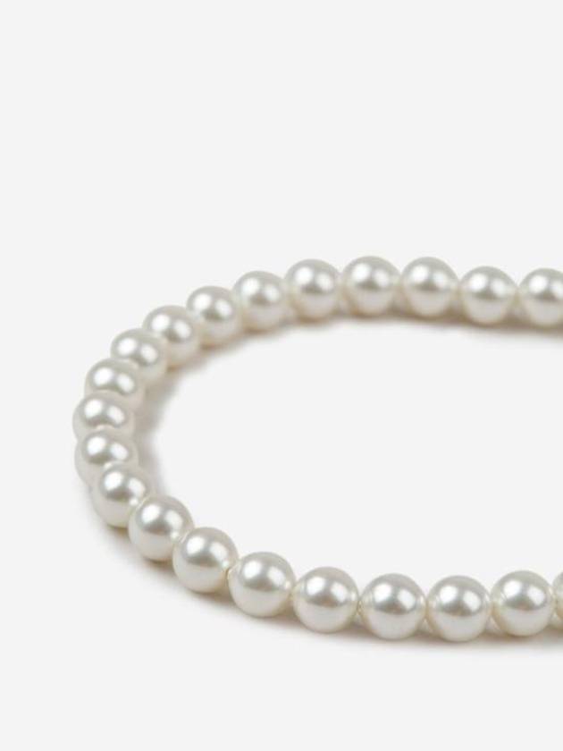 Pearl Metal Bracelet Cream Gold - SAINT LAURENT - BALAAN 4