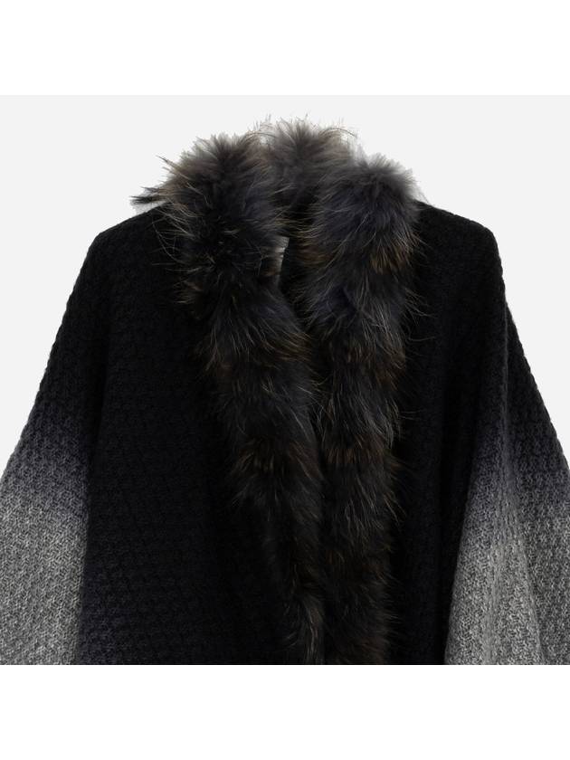 Fox Fur NORCIA Shawl Cloak Cape Chopper 654603862 - MARELLA - BALAAN 2