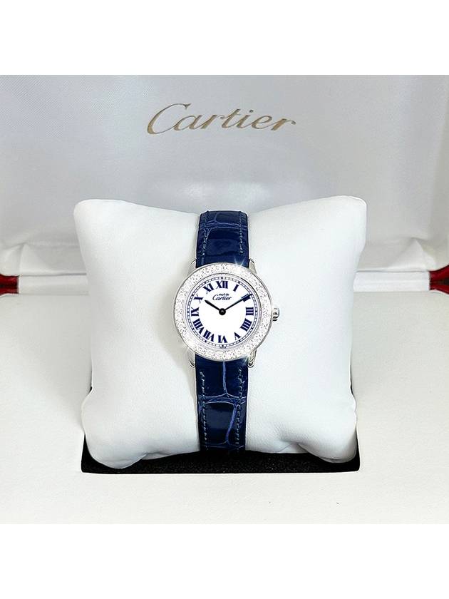 Must Ronde Big Diamond White Roman Dial Women s Watch - CARTIER - BALAAN 1