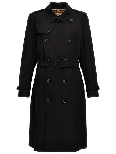 Heritage Kensington Trench Coat Black - BURBERRY - BALAAN 2