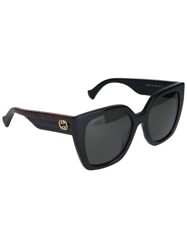 Eyewear Interlocking G Square Frame Sunglasses Black - GUCCI - BALAAN 5