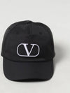 Signature V Logo Ball Cap Black - VALENTINO - BALAAN 3