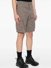 Logo Cotton Slim Cargo Shorts Dove Grey - STONE ISLAND - BALAAN 4