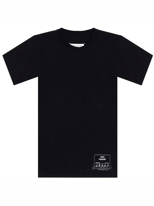 Men's Icon Print Short Sleeve T-Shirt Black - MAISON MARGIELA - BALAAN 2