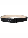 Signature Striped Leather Belt Black - PAUL SMITH - BALAAN 3