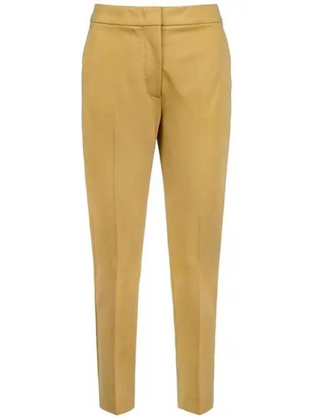 Caramel Pegno Straight Pants 019 1210157 - MAX MARA - BALAAN 1