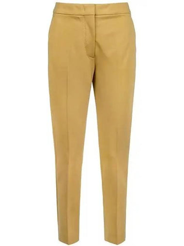 Caramel Pegno Straight Pants 019 1210157 - MAX MARA - BALAAN 1