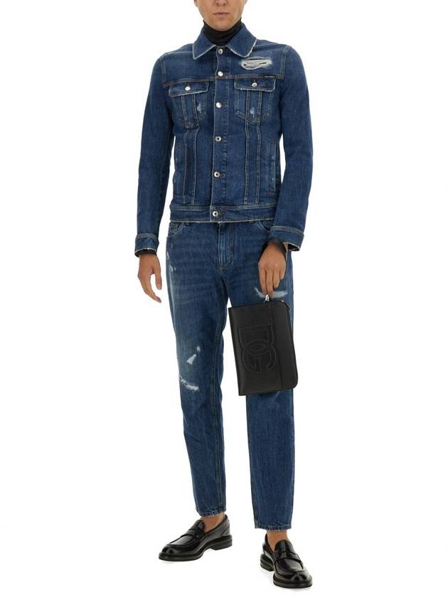 Dolce & Gabbana Strethc Denim Jacket - DOLCE&GABBANA - BALAAN 2