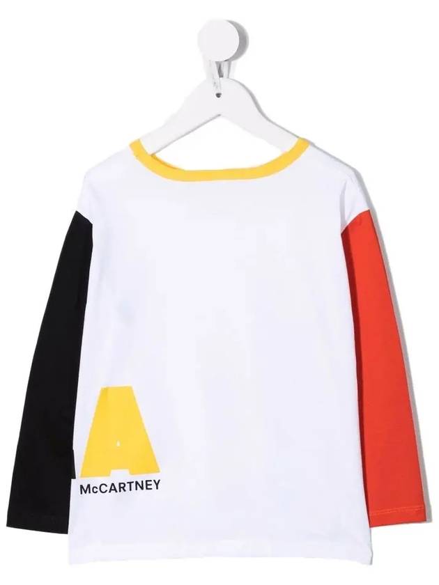 Kids Logo Print T Shirt 603439 SRJ26 9000 - STELLA MCCARTNEY - BALAAN 3