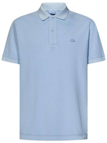 Natural Dye Classic Fit Polo Shirt Blue - LACOSTE - BALAAN 1