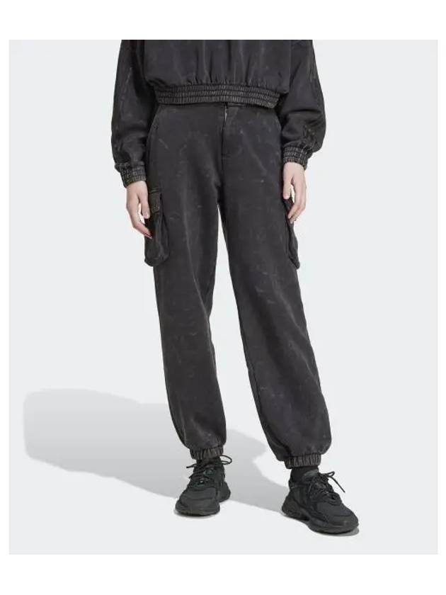 Washed Cargo Track Pants Black - ADIDAS - BALAAN 2