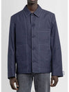 Workwear Cotton Silk Canvas Jacket Navy - DIOR - BALAAN 2