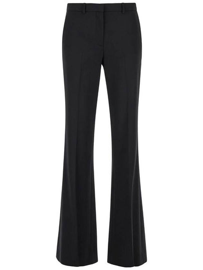 Demitria Good Wool Boot-Cut Pants Black - THEORY - BALAAN 2