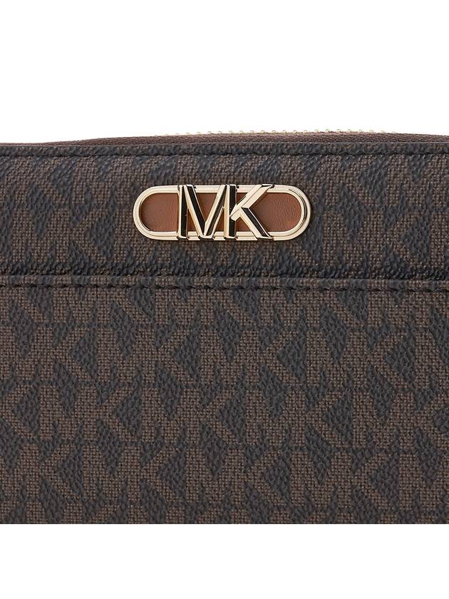 Parker Large Logo Continental Long Wallet Brown - MICHAEL KORS - BALAAN 7