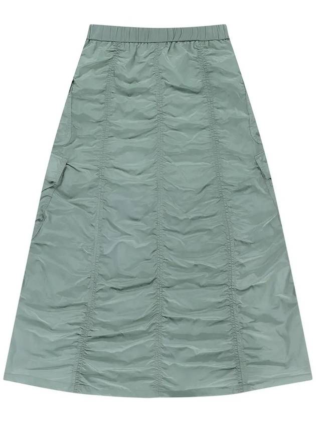 Front open cargo A line skirt light khaki - OFFGRID - BALAAN 3