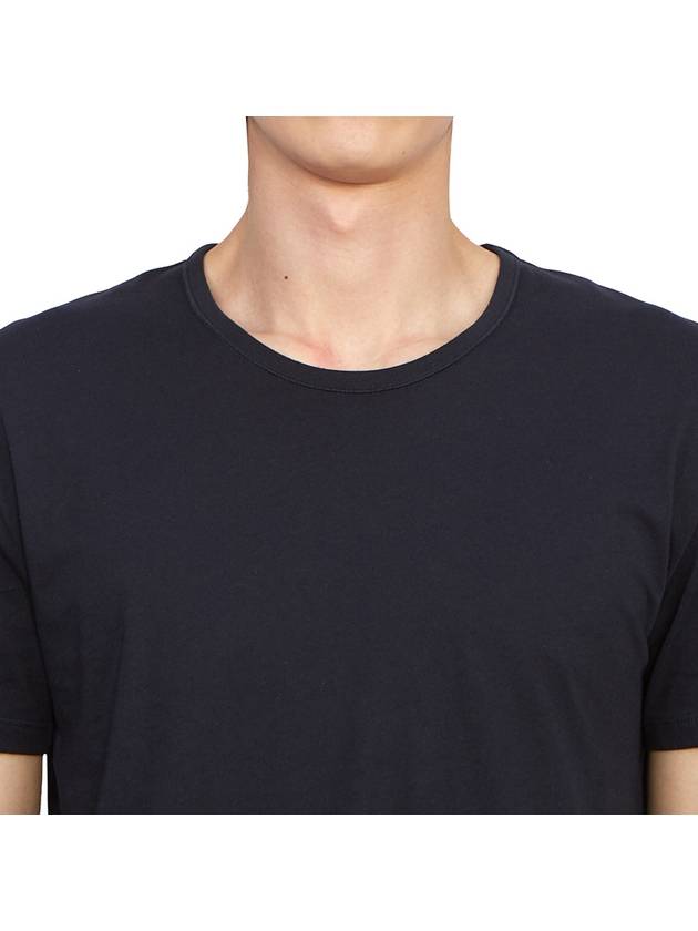 Men's Cotton Short Sleeve T-Shirt Navy - PAUL SMITH - BALAAN 6