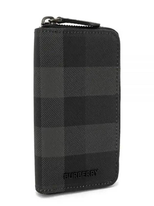 Wallet Checkered Zip Card Case 8079010 Checked Zip Card Wallet - BURBERRY - BALAAN 2