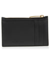 Intrecciato Zipper Card Wallet Black - BOTTEGA VENETA - BALAAN 4