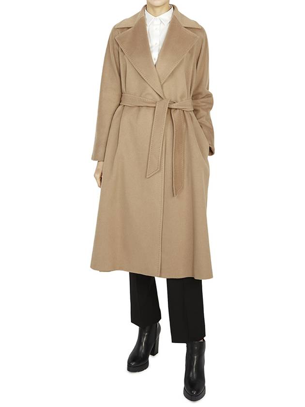 Umido Cashmere Single Coat Beige - MAX MARA - BALAAN 7