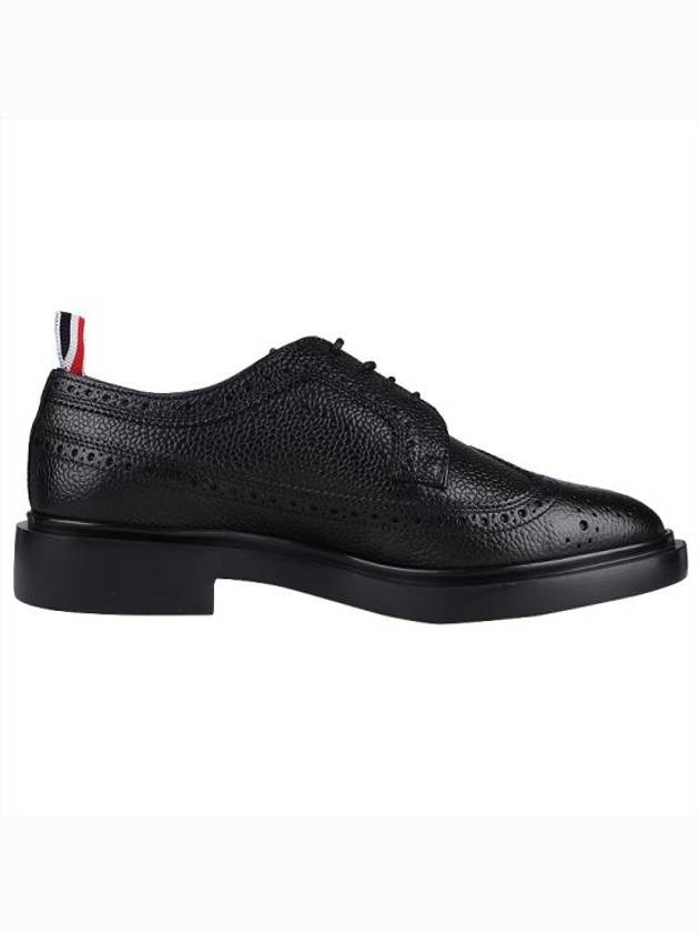 Men's Classic Long Wing Brogue Lace Up Brogue Shoes Black - THOM BROWNE - BALAAN 6