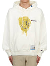 X Champion Men's Hoodie A11HD711 WHITE - MAISON MIHARA YASUHIRO - BALAAN 1